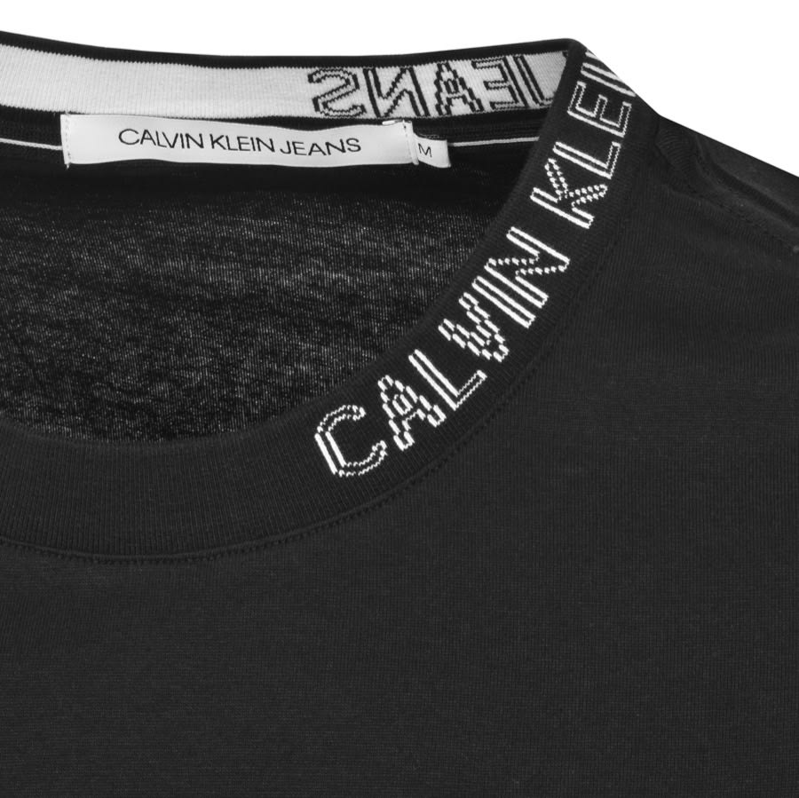 Alternative Image for ProductCalvin Klein Intarsia T Shirt Black3